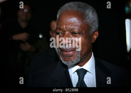 Former UN Secretary General Kofi Annan Stock Photo