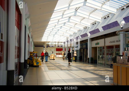 New covered shopping area Kingsway Centre Newport South Wales Stock Photo