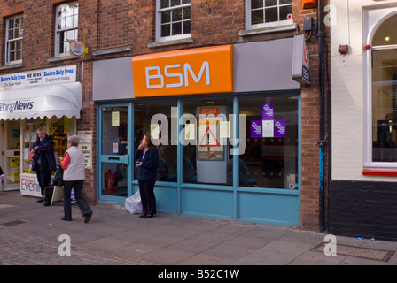 A British School Of Motoring (BSM) In A U.K. City Stock Photo - Alamy