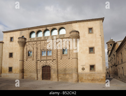Façade of Palacio de Jabalquinto Baeza Jaen Andalucia Spain Stock Photo
