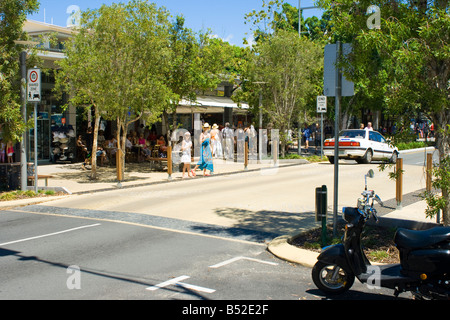 Hastings Street Noosa Heads Qld Australia Stock Photo