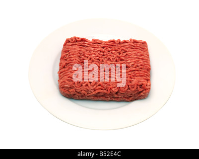 Beef Mince Uncooked Stock Photo