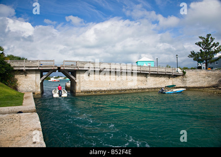 Somerset Bridge, Somerset, Bermuda Stock Photo