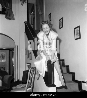 Nadia Gray. December 1952 C6057-005 Stock Photo