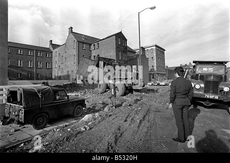 Northern Ireland October 1969 The last of the Belfast barricades are ...