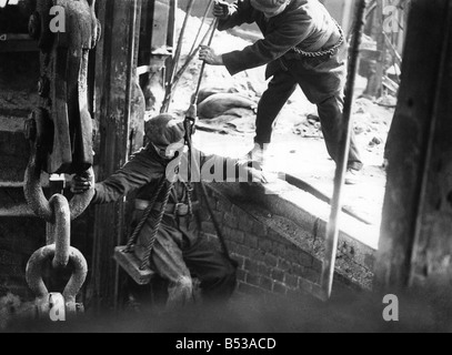 Gresford Pit Colliery disaster in Wrexham. September 1934 P017846 Stock ...