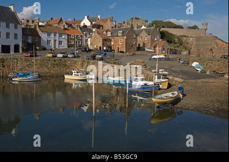 Crail Harbour Neuk of Fife Fife Scotland August 2008 Stock Photo