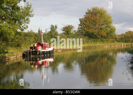 A Boat at the Three Locks, Buckinghamshire, on the Grand Union Canal