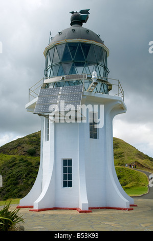 The lighthouse at Cape Reinga, Te Rerenga Wairua (The Leaping Place of the Spirits), North Island, New Zealand Stock Photo