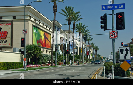 The Grove Shopping Center Mid Wilshire District Los Angeles CA Stock Photo