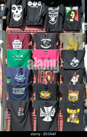 T-shirts on display Stock Photo
