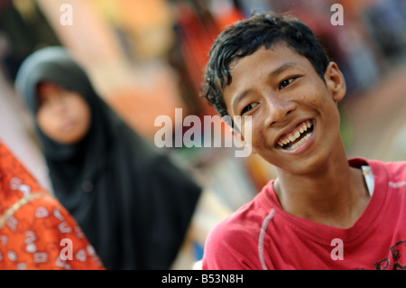 slum scene nagoya batam riau islands indonesia Stock Photo