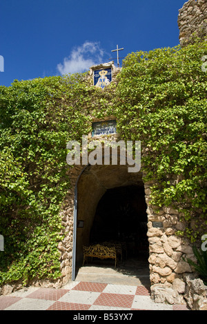 Church of the Virgin of the Rock Mijas village Spain Santisima Virgen de la Pena Stock Photo