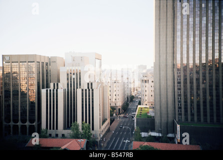 South Africa, Gauteng, Johannesburg, Oriental Plaza, City view from ...