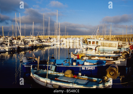 Vauban harbour Antibes Alpes-MAritimes 06 French Riviera cote d'Azur PACA France Europe Stock Photo