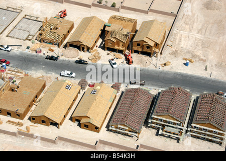 New homes being built in Las Vegas Nevada USA Stock Photo