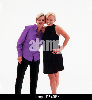 Leslie Ash actress with sister Debbie Ash Stock Photo - Alamy