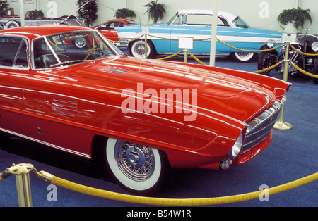 Car Desoto Ghia from 1954 at Museum Antique Classic Car Collection in Casino Imperial Palace in Las Vegas Nevada USA Stock Photo
