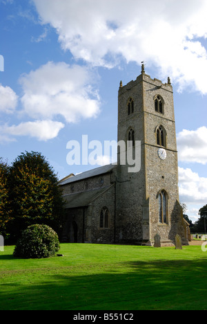 Gayton, Norfolk, England, UK. St Nicholas' Church. Stock Photo