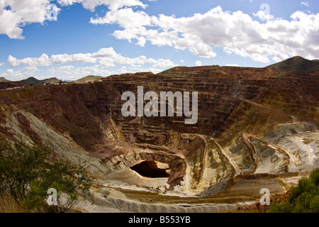 'Lavender Open Pit Mine' in 'Bisbee, Arizona' Stock Photo