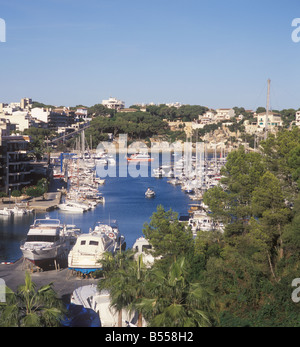 Scene in Porto Cristo East Coast Mallorca Majorca Balearic Islands Spain. Stock Photo