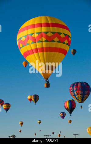Hot air balloons at Albuquerque New Mexico balloon fiesta festival USA US Stock Photo