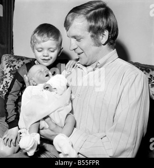 Manchester City and England player Francis Lee and his 5yr old son Gary ...