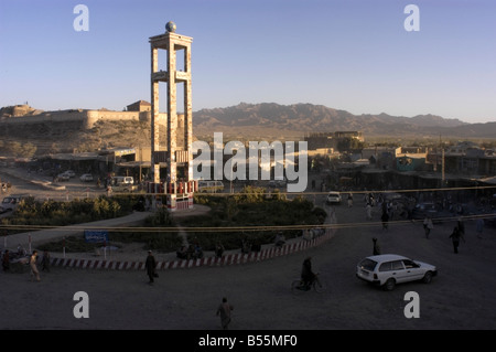 The town of Gardez, Paktia province, Afghanistan, October 2004. Stock Photo