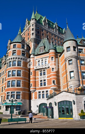 Chateau Frontenac Quebec City Quebec Canada Stock Photo