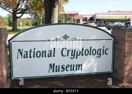 The National Cryptologic Museum at the National Security Administration in Maryland Anne Arundel County Exterior Stock Photo