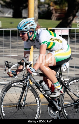 Naked female cyclist, World Naked Bike Ride 2012, London, England Stock