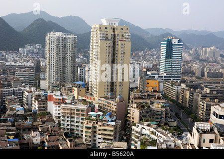 Glance of City of Guiyang in Guizhou Province China Stock Photo