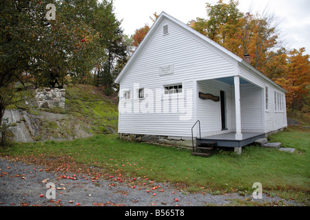 Groton School House in Groton New Hampshire USA which is part of scenic New England Stock Photo