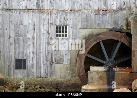 Taylor Sawmill State Historic Site Located on Ballard Pond in Derry New Hampshire USA Stock Photo