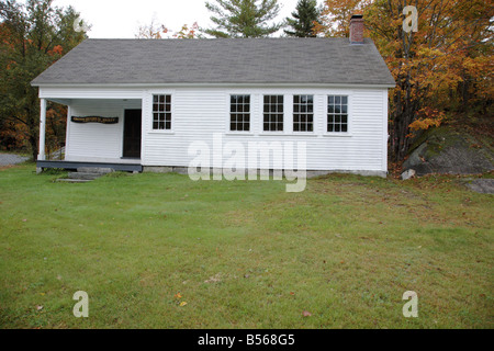 Groton School House in Groton New Hampshire USA which is part of scenic New England Stock Photo