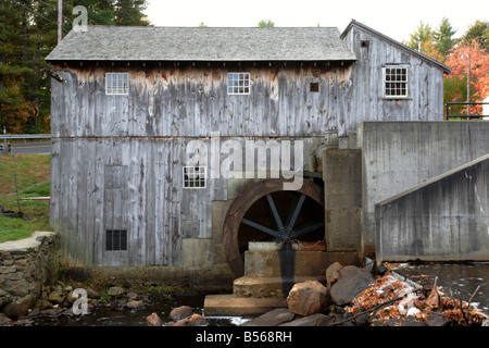 Taylor Sawmill State Historic Site Located on Ballard Pond in Derry New Hampshire USA Stock Photo