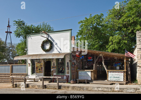 Texas Hill Country Bandera historic old town 11th Street Cowboy Bar Stock Photo