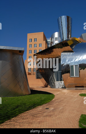 The Ray and Maria Stata Center Designed by Architect Frank Ghery at MIT, Cambridge, Massachusetts, USA Stock Photo