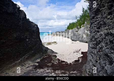 West Whale Bay Beach, Southampton, Bermuda Stock Photo