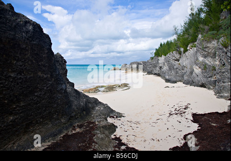 West Whale Bay Beach, Southampton, Bermuda Stock Photo