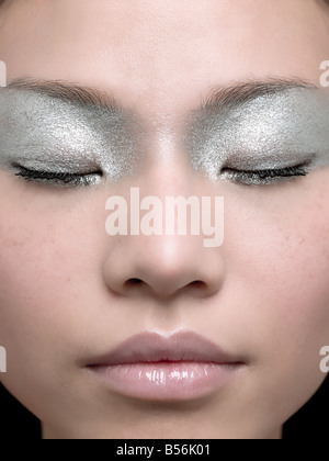 A young woman sleeping Stock Photo