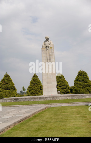 The Canadian Brooding Soldier memorial at Vancouver Corner, St Juliaan ...