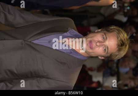 Premiere of new film Snatch at Leicester Square London August 2000 as the follow up to Lock Stock and 2 Smoking Barrells starring Brad Pitt and Vinnie Jones and is directed by Guy Ritchie Stock Photo
