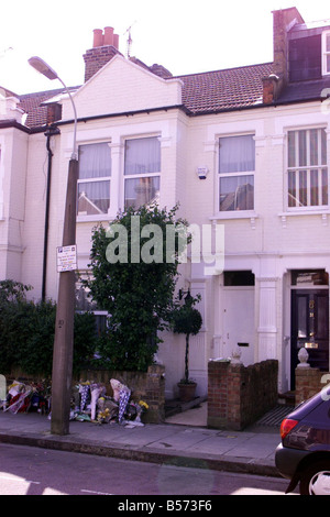 29 Gowan Avenue Fulham May 1999 Home of Murder Victim Jill Dando Stock Photo