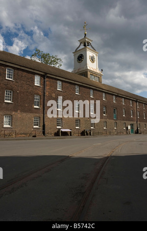 Chatham Dockyard Clocktower Building Stock Photo