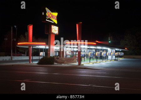 Sonic Fast Food Drive In Restaurant - Frankfort, Usa - June 18, 2019 