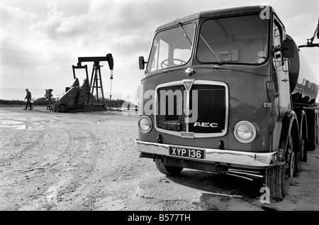 Oil well at Kimmeridge, near Wareham, Dorset. February 1975 75-00984-004