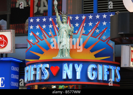 New York City Gift Store Stock Photo
