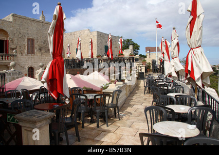 The 'Fontanella Tea Garden' in Mdina, Malta. Stock Photo