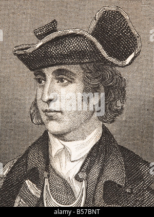 John Sullivan, 1740 - 1795. American General in the Revolutionary War. Stock Photo
